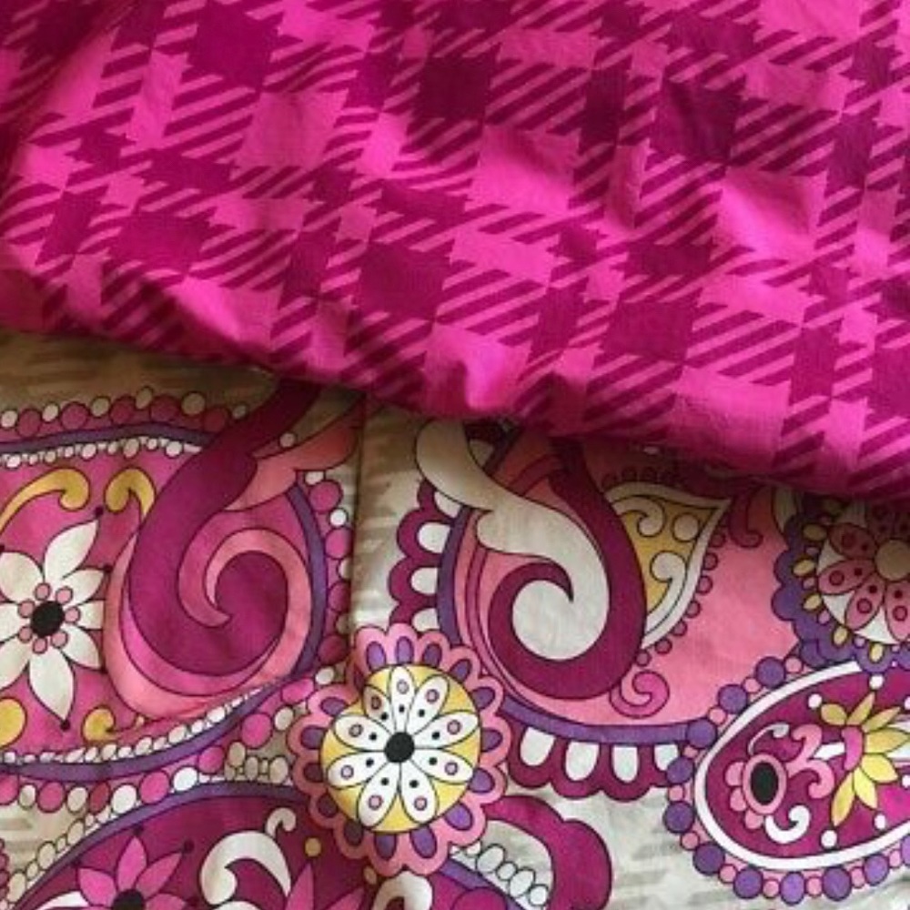 Vera Bradley Pink Paisley Twin Comforter